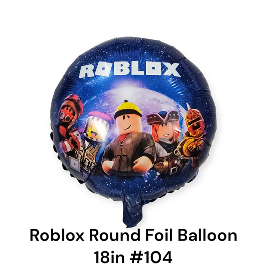 Roblox Round Foil Balloon 18"