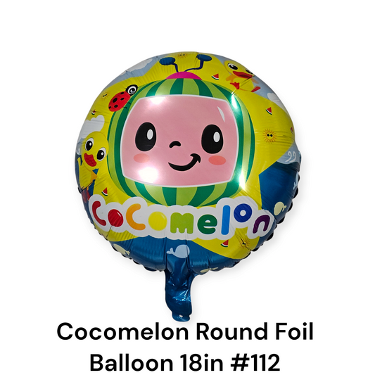 Cocomelon Round Foil Balloon 18"