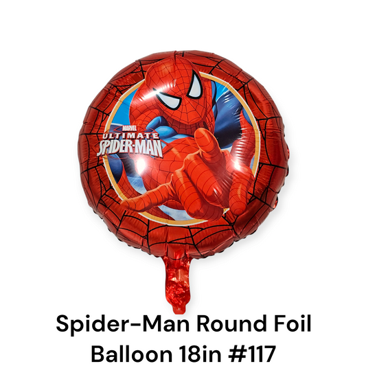 Spider-Man Round Foil Balloon 18"