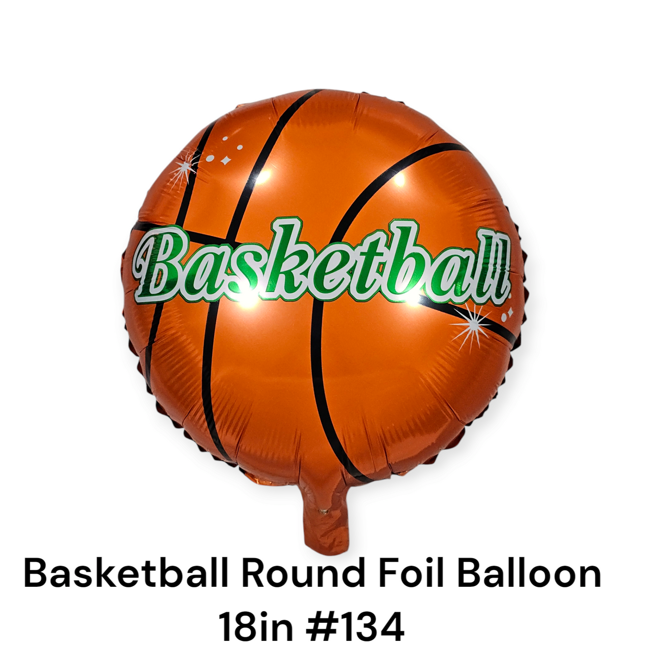 Basketball Round Foil Balloon 18