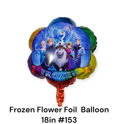 Frozen Flower Foil Balloon 
