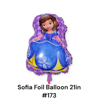 Sofia Foil Balloon 21"