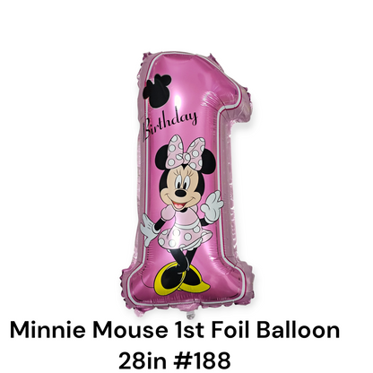 Minnie Mouse 1st Foil Balloon
