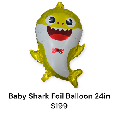 Baby Shark Foil Balloon 24"
