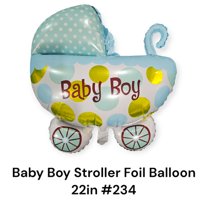 Buy 22-inch Baby Boy Stroller Foil Balloon