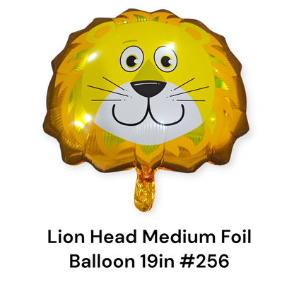 Lion Head Medium Foil Balloon
