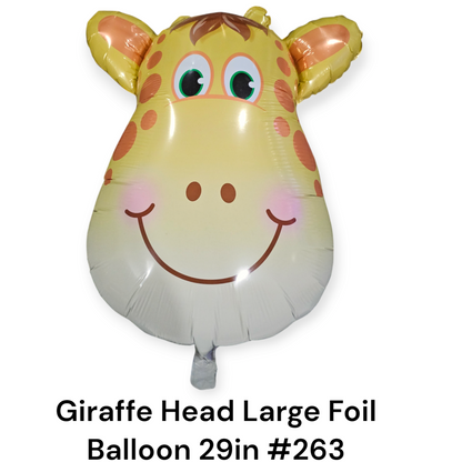 Giraffe Head Large Foil Balloon

