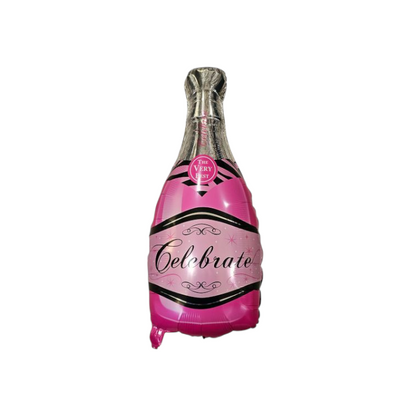 Pink Bottle Foil Balloon 32"