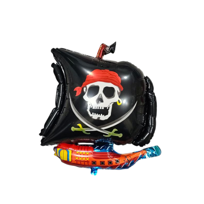 Pirate Ship Foil Balloon 24"