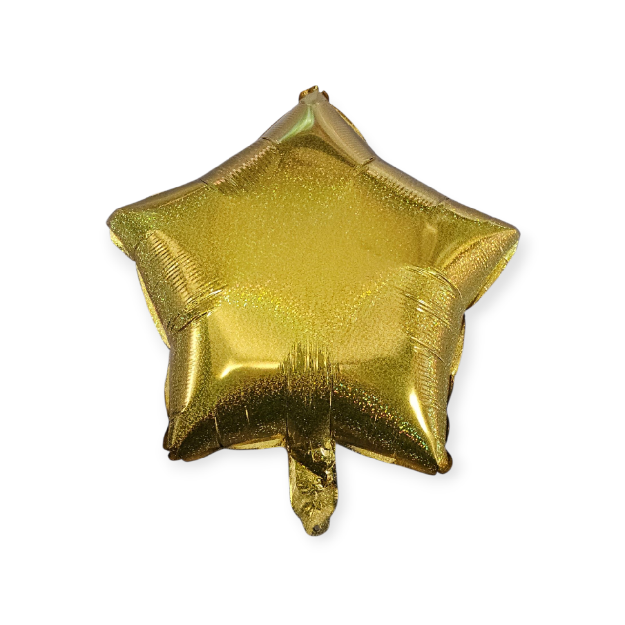 Prismatic Gold Star Foil Balloon 19 Inch