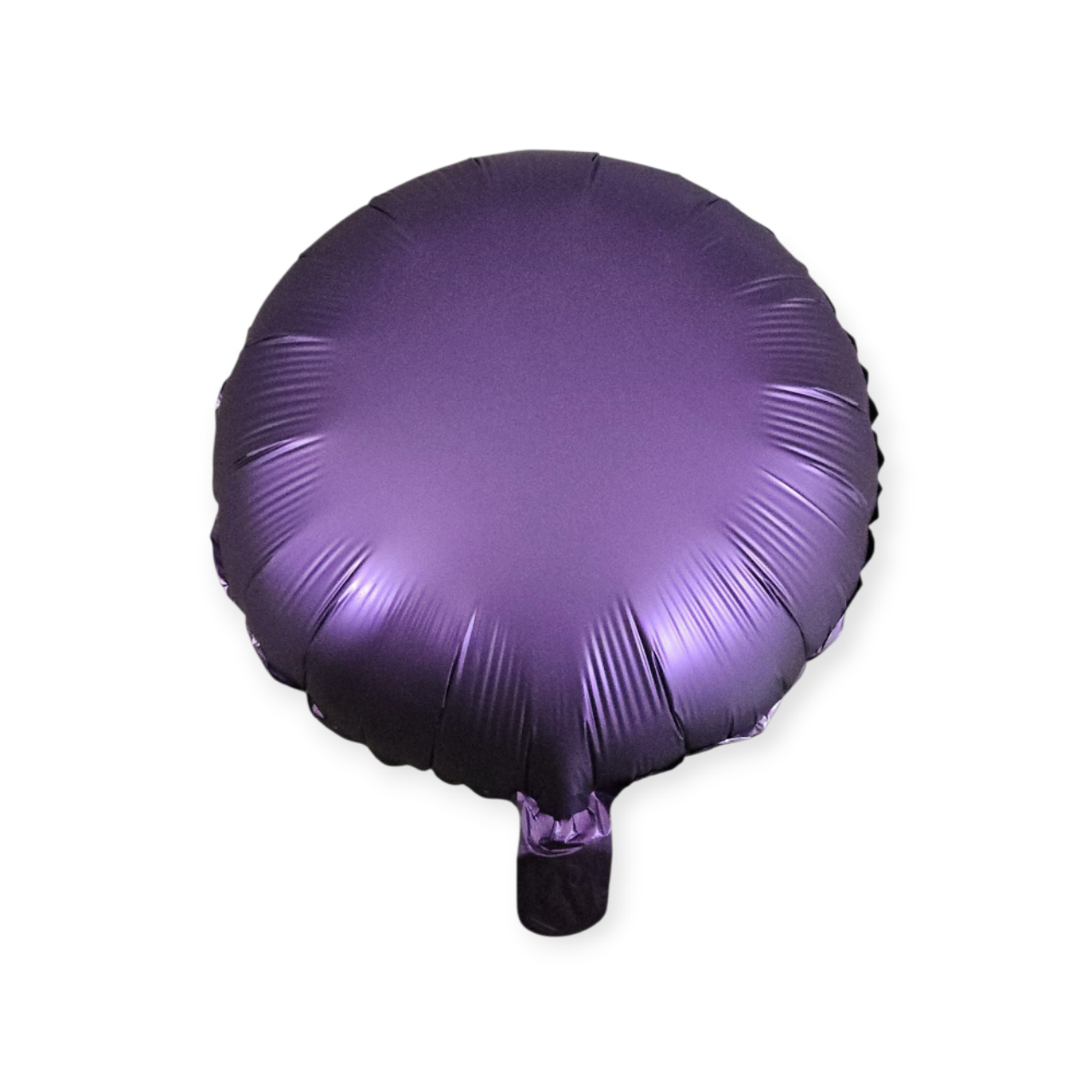 18 Inch Purple Satin Round Foil Balloon
