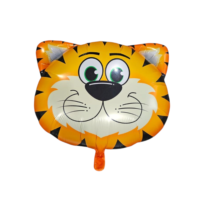 Tiger Head Medium Foil Balloon 18
