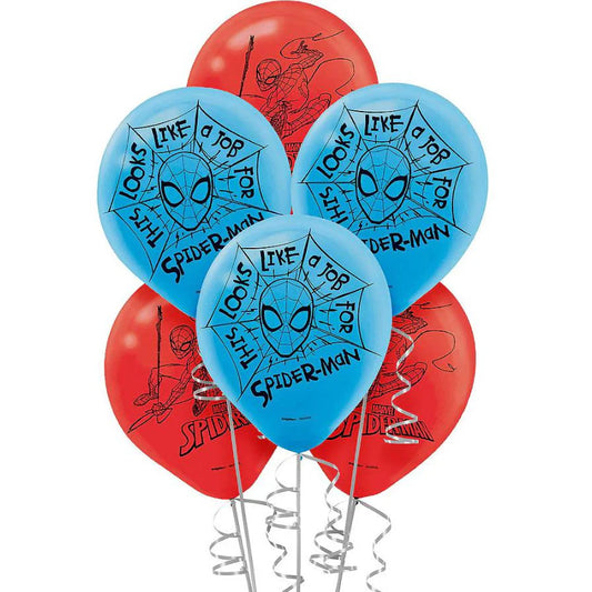 Spider-Man Webbed Wonder Latex Balloons 12"