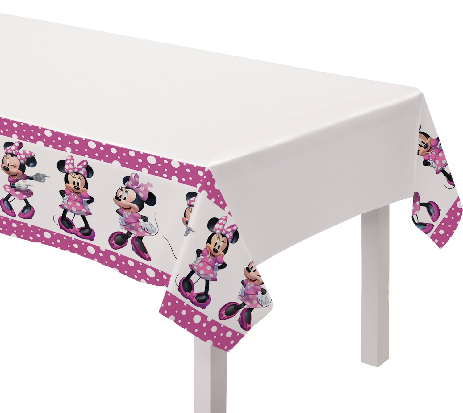 Minnie Mouse Forever Plastic Table Cover
