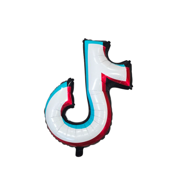 Tiktok Logo Foil Balloon 24"