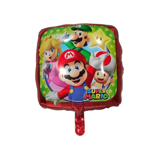 Super Mario Round Foil Balloon 18"