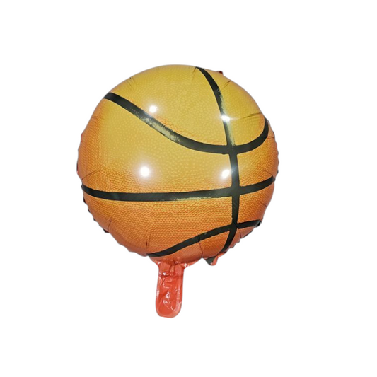 Basketball Round Foil Balloon 18"