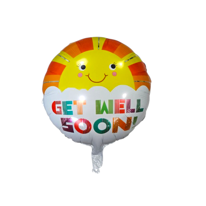Get Well Soon Round Foil Balloon 18"