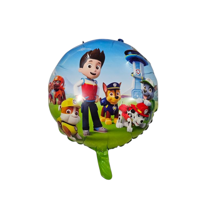 Paw Patrol Chase & Other Round Foil Balloon 18"