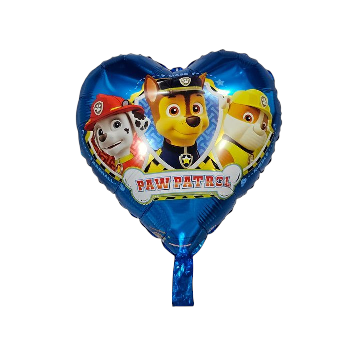 Paw Patrol Blue Heart Foil Balloon 18