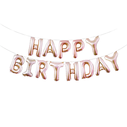Air-filled Happy Birthday Banner