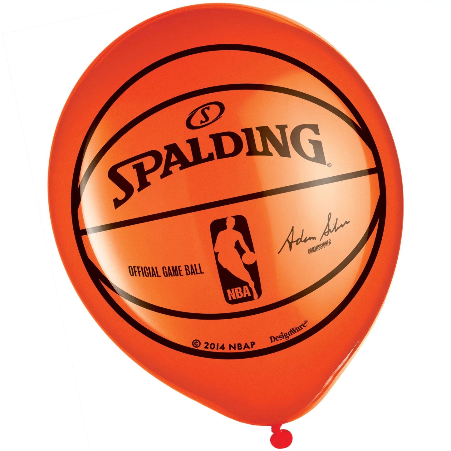Spalding Basketball Printed Latex Balloons 12"