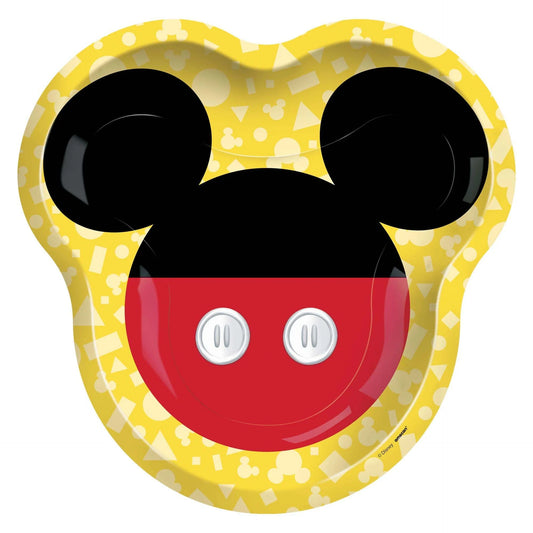 Mickey Mouse Forever Shape Paper Plate 10.5"