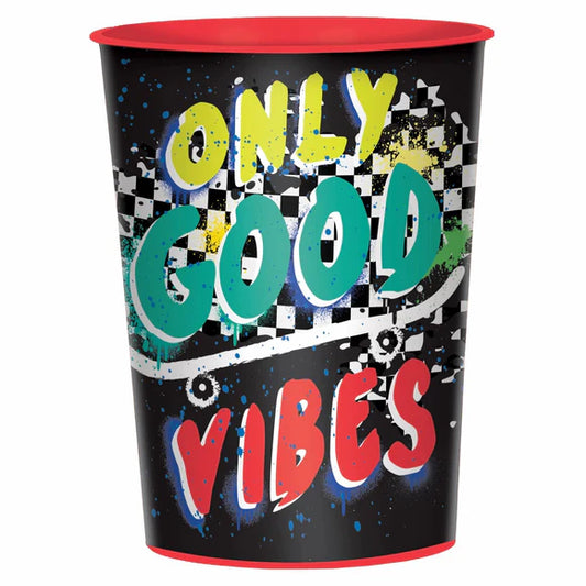 Skater Party "Only Good Vibes" Favor Cup